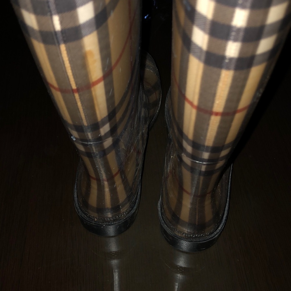 Burberry logo print rain boots - Picture 5 of 6